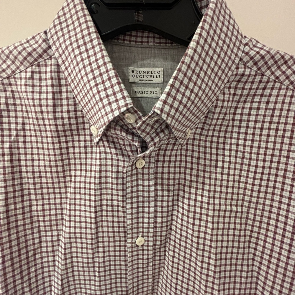 NWOT Brunello Cucinelli XL ultra soft button up - Picture 3 of 8